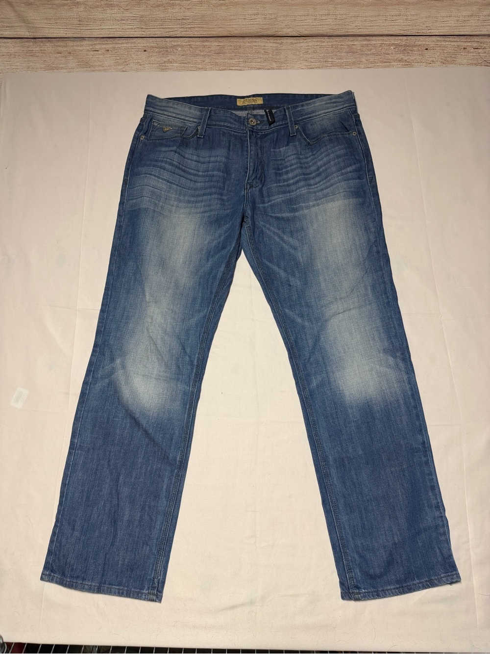 GUESS Lincoln Slim Straight Men’s Jeans Blue Denim 38x30